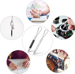 个性化6合1多工具小工具笔，带定制标志登山扣钥匙扣多工具笔，带螺丝刀，爸爸礼物 - Product Image 6