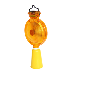 כביש בטיחות תנועת שמש קונוס LED מהבהב אזהרת אור - Product Image 4