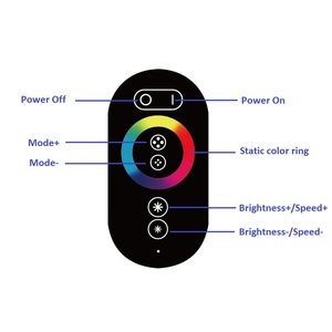 Iron Shell RF RGB Touch Controller 30A LED Wireless Dimmer DC5V 12V 24V Neon Color Strip Light Remote PWM Control - Product Image 3