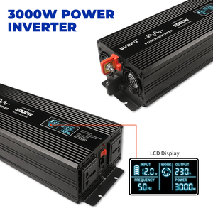 3000瓦纯正弦波太阳能逆变器3KW直流至交流转换器，带12V/24V/48v输入220输出50hz频率液晶显示器 - Product Image 6