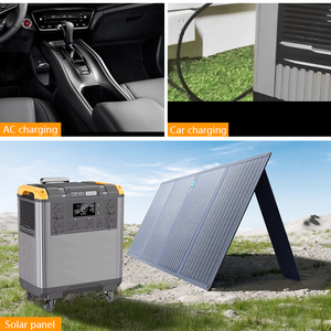 Hp 5000w תחנת כוח ניידת 220v גנרטור סולארי עבור קמפינג רכב & רכב מיוצר מכירת סוללה - Product Image 4