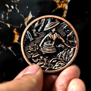 中国製の長い歴史のブランドイメージを持つ古くて時代遅れのテクスチャ記念コイン - Product Image 5
