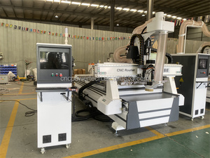 Powertech 1300*2500mm ATC <strong>Auto</strong> <strong>Loading</strong> and Unloading <strong>Nesting</strong> <strong>Cnc</strong> <strong>Router</strong> <strong>Machine</strong> for Wood Furniture Production - Product Image 2