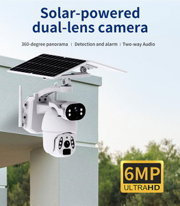 UBOX 6MP a doppia lente Wireless 4g WIFI Sim Card Cctv telecamera di sicurezza sistema di telecamere 4g Sim Card Lte Ptz Ip Camera - Product Image 6
