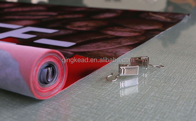 Standard Outdoor Decoration Flying Polyester Beach Double Printed Advertising Banner