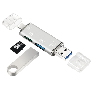Multi-funzione del telefono cellulare lettore di schede OTG convertitore di telefonia Mobile MICRO a USB3.0 lettore di schede - Product Image 1