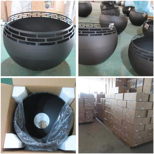 埃舍尔特设计FF501户外野营火坑碗，花园木材燃烧户外火坑