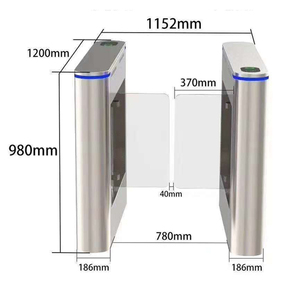 Kleine schnelle automatische Swing Barrier Gate-Eingangs sicherheit Drehkreuz-Zugangs kontrolle - Product Image 5
