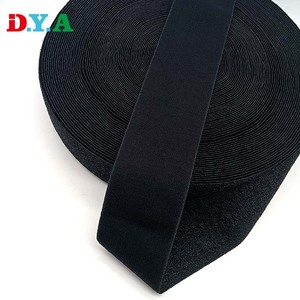 מפעל מותאם אישית בגודל 8 ס "מ שחור מתיחה גומי רצועת קטיפה אלסטית עבור ספורט רפואי תמיכה הלהקה המותניים אלסטי