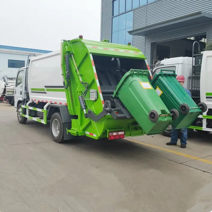 JAC-compactador de basura para camión, 2 toneladas de capacidad, camiones de basura