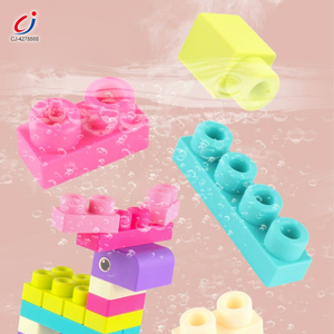 成吉Diy组装砖玩具积木套装橡胶创意早教儿童软积木玩具 - Product Image 3