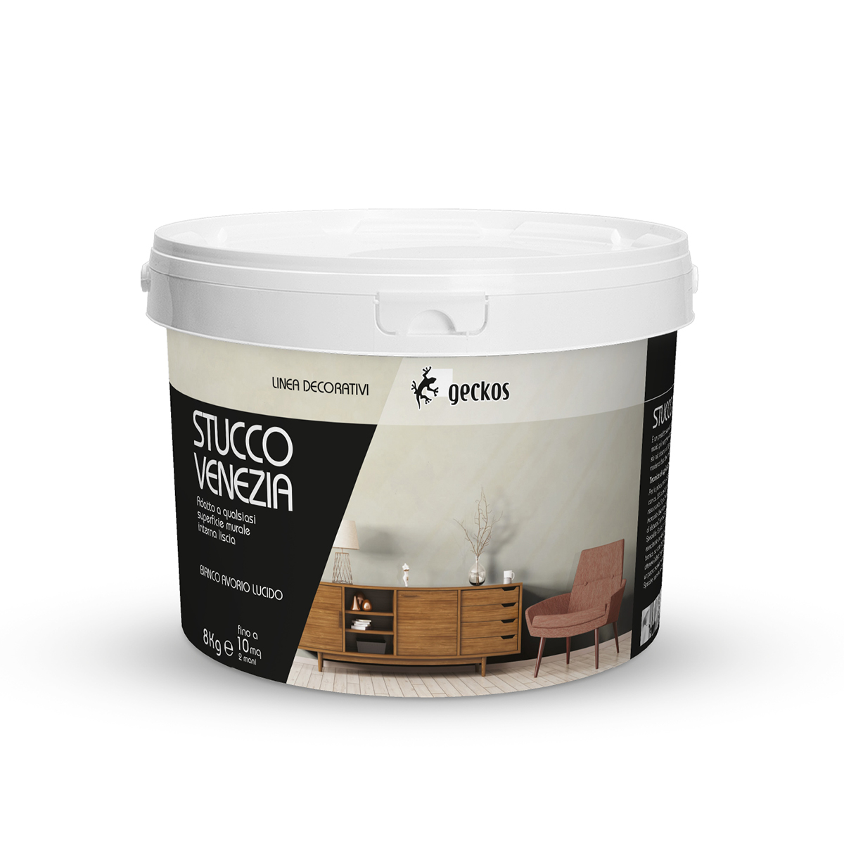 เดโคปูนปั้น Luc 8กก. Bianco avorio