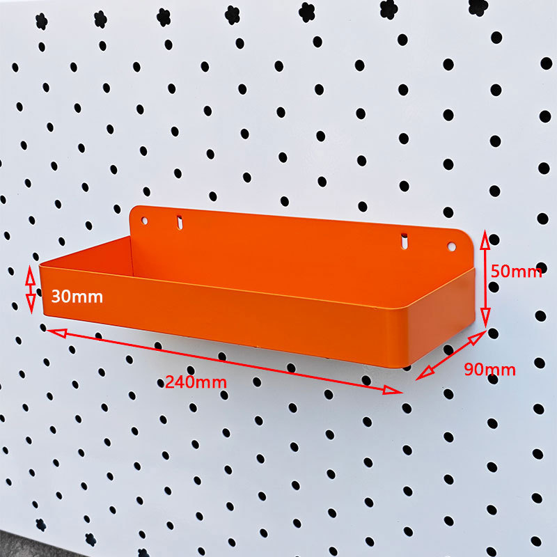 Orange rectangular storage box