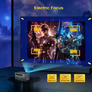 XNANO X3 PRO fabrika Mini projektör 4k projektör Android 10 akıllı Bluetooth Wi-fi yüksek lümen film Mini Proyector - Product Image 3