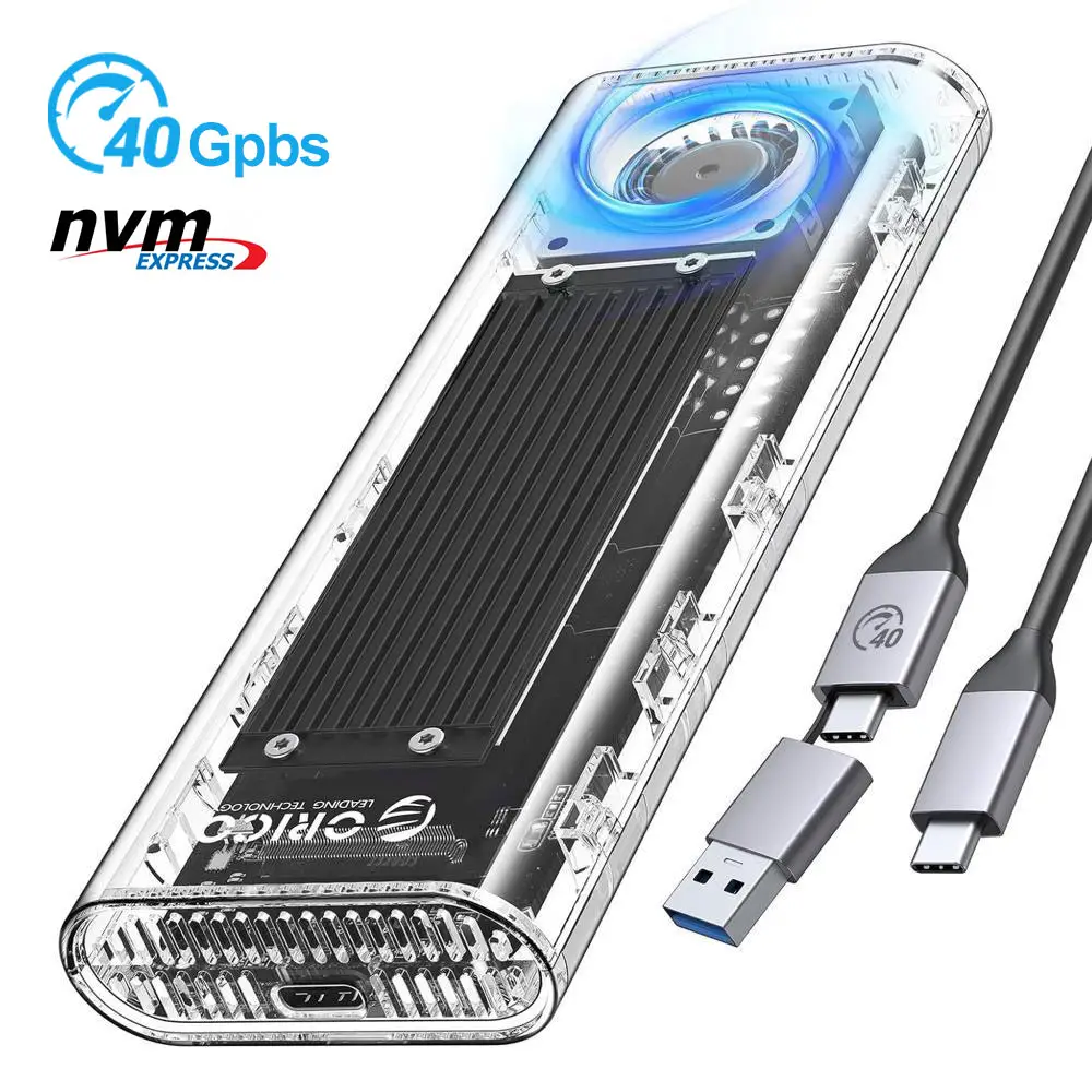 ORICO 40Gbps m2 SSD carcasa Thunderbolt 4/3 USB4 Disco Duro 2280 M.2 NVME carcasa externa portátil