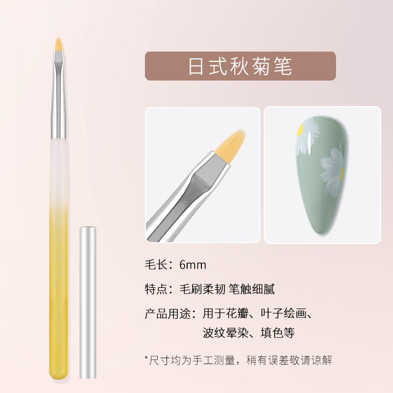 Stylo chrysanthème avec capuchon