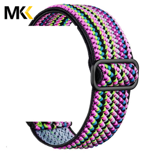 适用于Fitbit Versa3编织表带可调尼龙弹性腕带，带透气功能手表更换表带 - Product Image 1