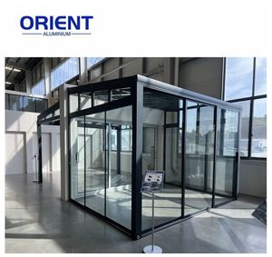 Nhôm <span class=keywords><strong>Patio</strong></span> bao gồm mùa đông vườn sunrooms & Glass houses miễn phí đứng sunroom thương mại solarium ngoài trời nhôm sunroom - Product Image 6