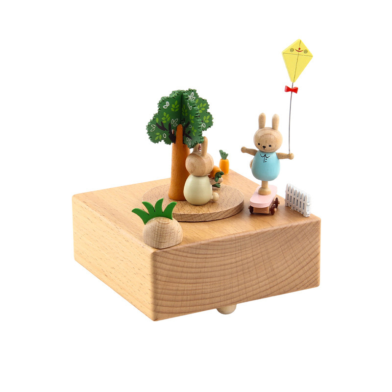 Lapin de patinage à cerf-volant