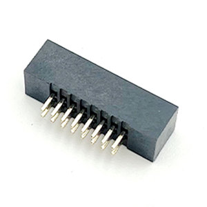2x8ピン16ピンIDC長方形コネクタ1.27mmピッチストレート男性シュラウドボックスヘッダー真鍮コンタクトABSハウジング付き - Product Image 2