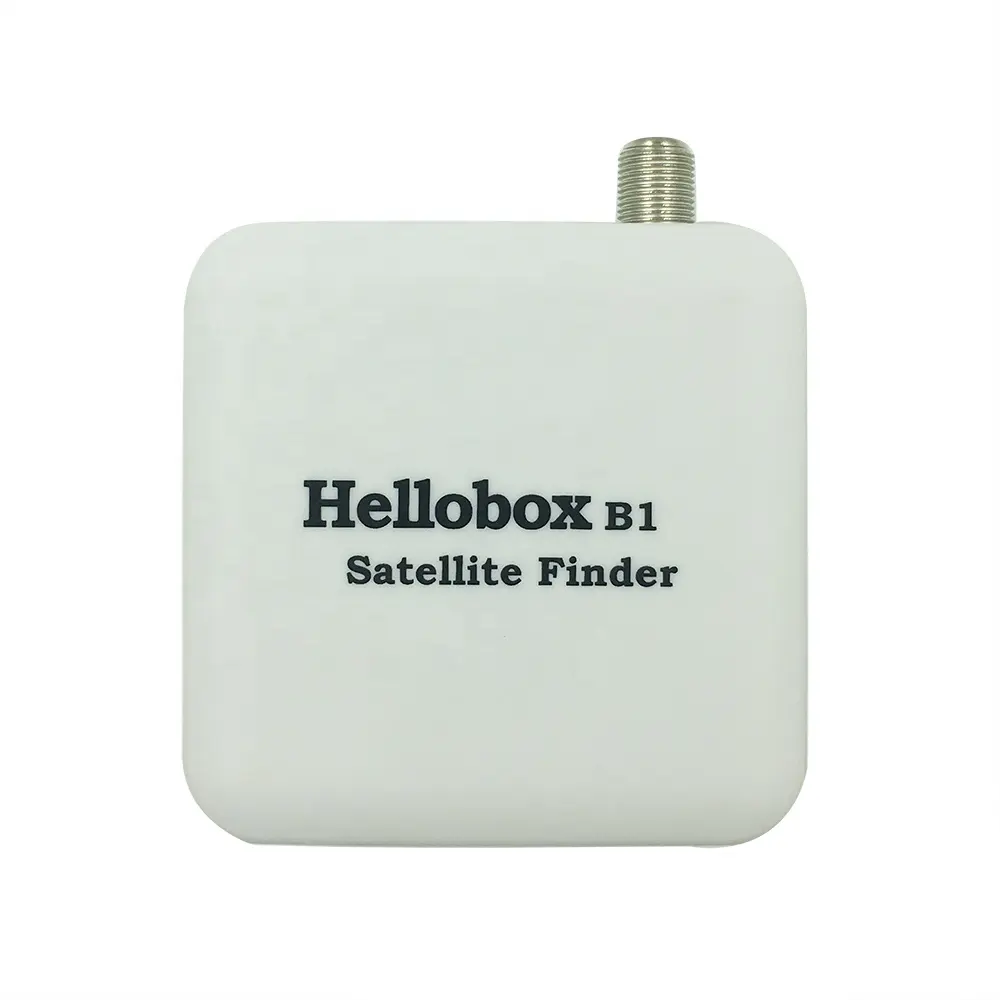 HELLOBOX B1 BT Blueteeth 위성 파인더 안드로이드 시스템 앱 위성 TV 수신기 새로운 스타일 앱 위성 미터