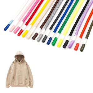 Cuerda reflectante de poliéster con cordón de repuesto, ropa con capucha con logotipo impreso personalizado - Product Image 1