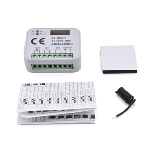2 Channel Controller Switch for 300-868 MHz Transmitter RX Multi Frequency Universal Garage Door <strong>Remote</strong> Control Receiver - Product Image 1