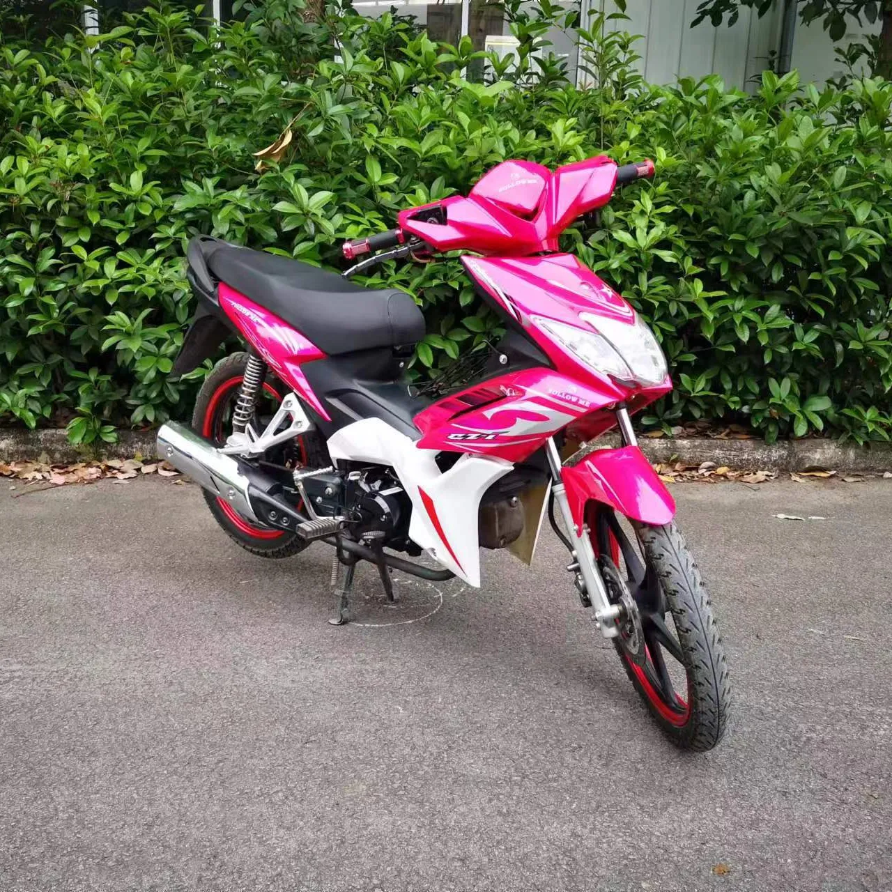 Billig China Factory Direkt vertrieb 125cc Top-Qualität 92 Gas verwendet rosa Cub Motorrad