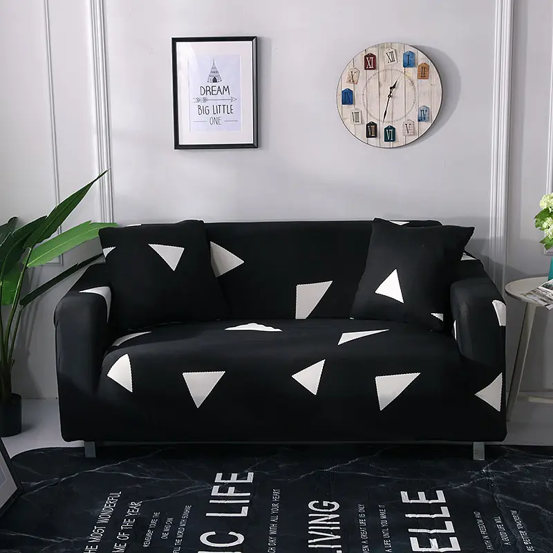 Custom Print Design Home Slipcover Dustproof Super Soft Elastic Stretch Sofa Cover