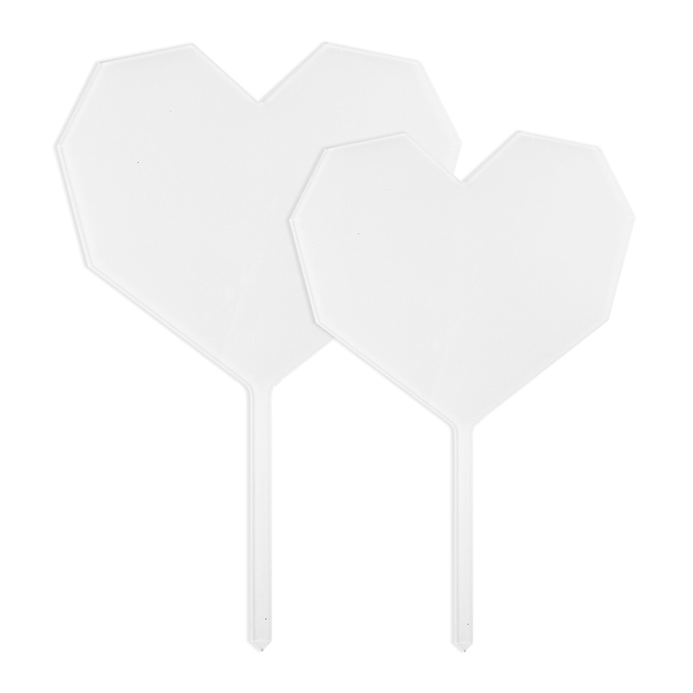 Small Heart Size:100*150*2mm