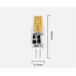 16 Lds Smd2835 <span class=keywords><strong>12V</strong></span>調光可能SMD LED光源4000Kシリコーンボディ家庭用照明<span class=keywords><strong>G4</strong></span>ベースタイプLED電球
