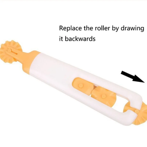 1 takım pişirme araçları Pizza bıçağı pasta kabuk kesici 4-in-1 fantezi rulo kesici SET ev kek dantel kesici özel Logo Opp torba - Product Image 2