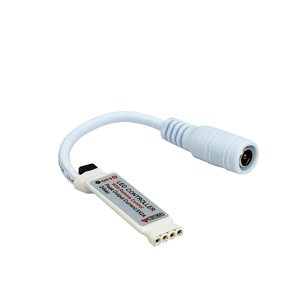 Недорогой 24Key ИК пульт дистанционного управления Smd 5050 2835 Rgb Изменение цвета контроллер для светодиодной полосы света Dc12V мини Rgb светодиодный контроллер
