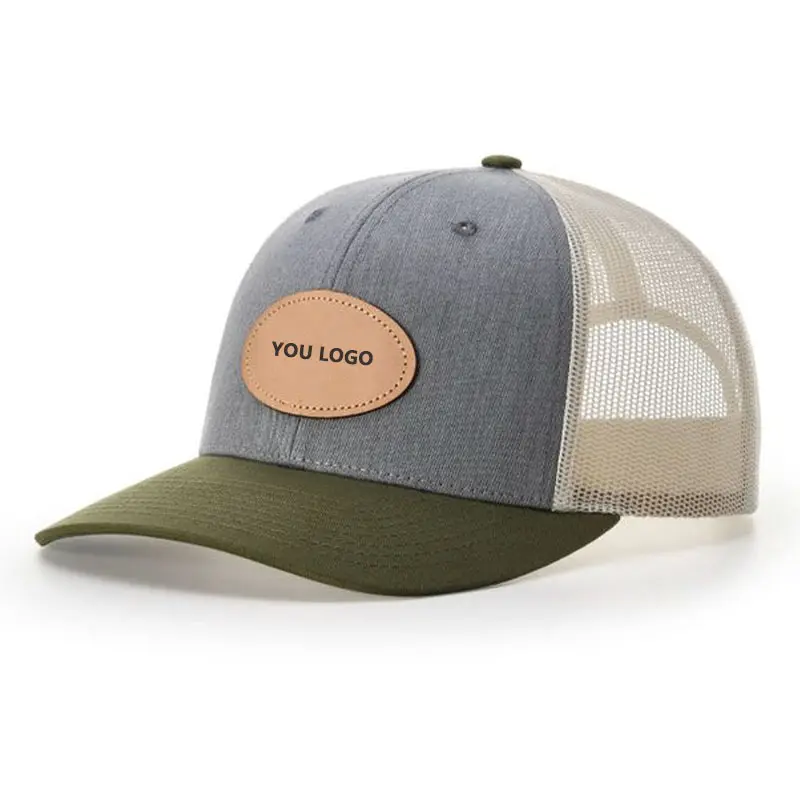 Parche logo Richardson 112 gorra de camionero gorra de cuero gorras en blanco meshpopular liso de alta calidad camuflaje personalizable