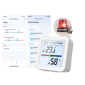 图雅智能温湿度传感器带背光显示功能使用DC 3v电池数据报告时间可调节WL-TH05 - Product Image 1
