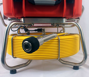 Sistema di telecamere di ispezione della conduttura di drenaggio fognario integrato con autolivellante da 26mm e sonda da 512hz