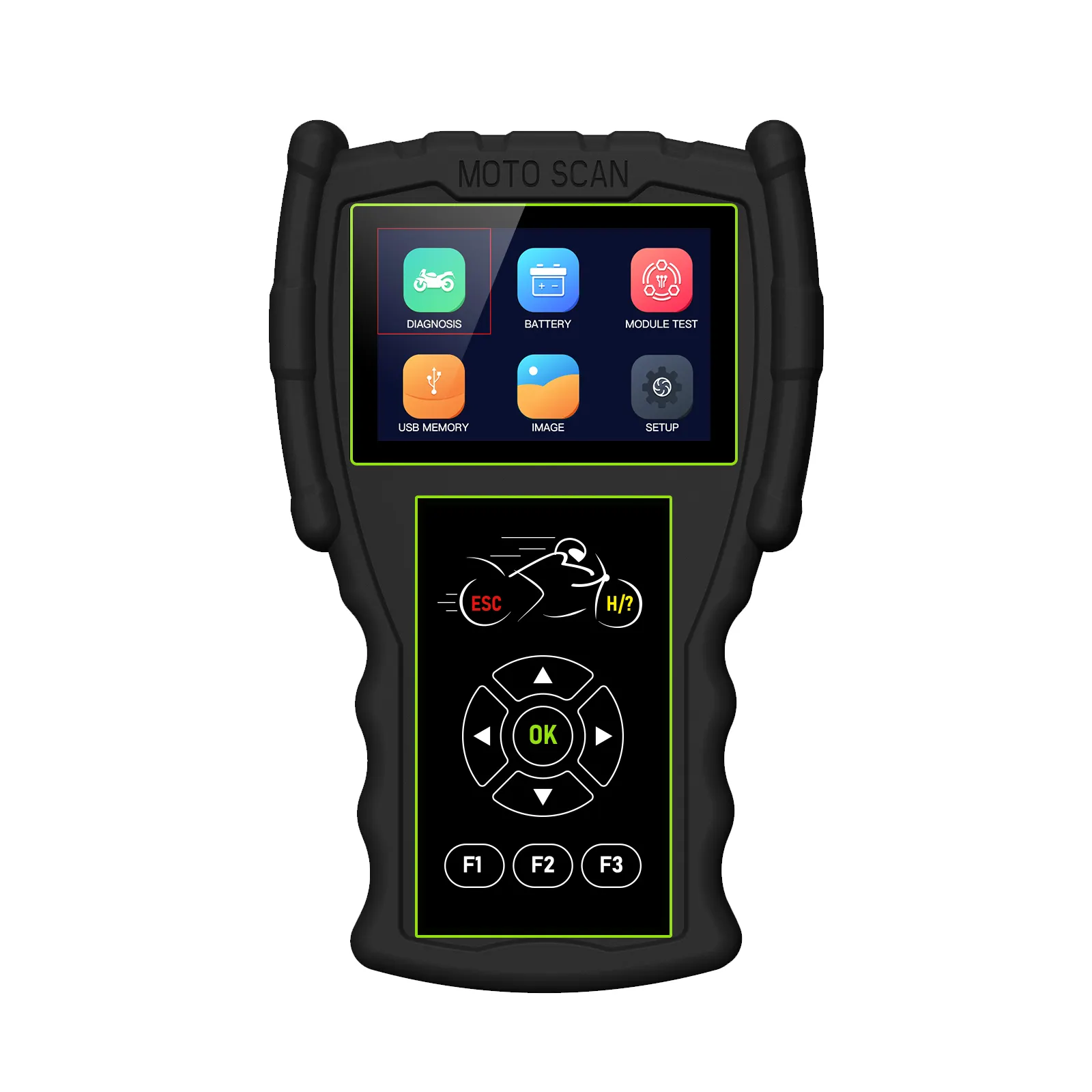 2024 testeur de moto M100Pro instrument de diagnostic de batterie de moto OBD 2 testeur dépannage de moto