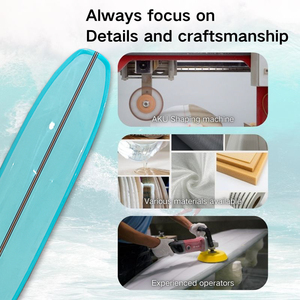 9'5 longboard tùy chỉnh PU ván lướt sóng với nhựa Tint, chất lượng cao mũi Rider dài bảng cho xây dựng thương hiệu - Product Image 3