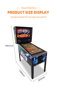 Máquina de juego de Pinball Virtual, arcade operado con monedas, resolución 4K, 49 pulgadas, 3 pantallas - Product Image 6
