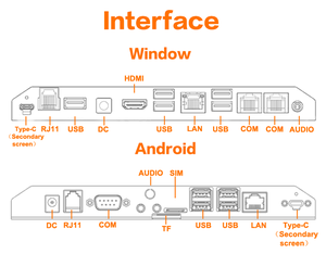 A8s Windows Pos Systems Android Pos Terminal Sistema de gestión de máquinas Todo en uno Pos - Product Image 6