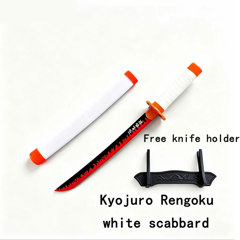 Kyojuro Rengoku white scabbard 43cm/16.93in +knife holder