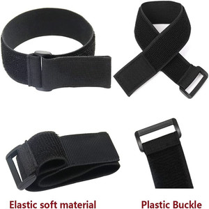 Custom Elastic <strong>Hook</strong> <strong>and</strong> <strong>Loop</strong> <strong>Strap</strong> Adjustable Arm Bands With Buckle <strong>Hook</strong> Fasten <strong>and</strong> <strong>Binding</strong> - Product Image 2