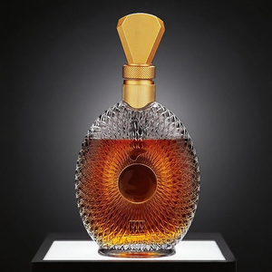 Sang Trọng 500Ml Xo Vodka <span class=keywords><strong>Decanter</strong></span> Với Matte Kết Thúc Khắc Thủy Tinh Whisky Chai Rượu Vang Tùy Chỉnh Và Vít Cap - Product Image 3