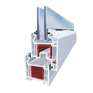 โปรไฟล์ PVC/upvc ที่มีประสิทธิภาพสำหรับกรอบหน้าต่างและประตูพลาสติกอัดแน่นทนต่อสภาพอากาศสูง - Product Image 1