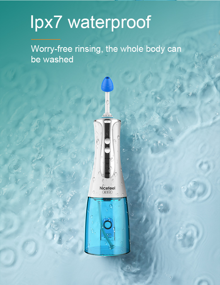 Electric Nasal Irrigator 300ml cordless nasal nose cleaner for releasing allergic rhinitis NJ1521