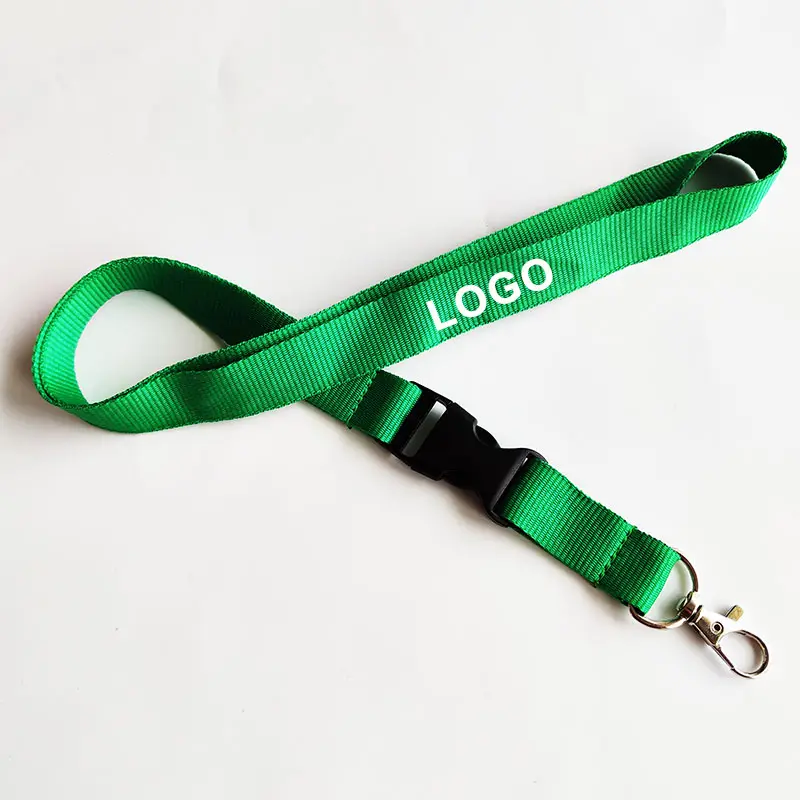 도매 고품질 목 스트랩 폴리 에스터 lanyards 로고 사용자 정의 ID 배지 홀더