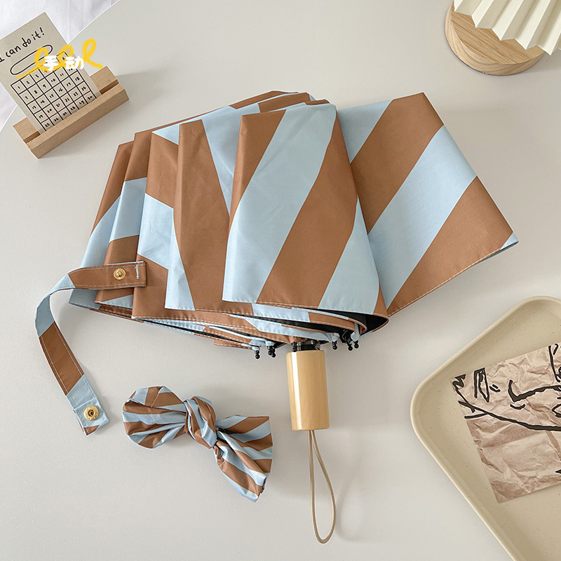 Blue coffee striped manual
