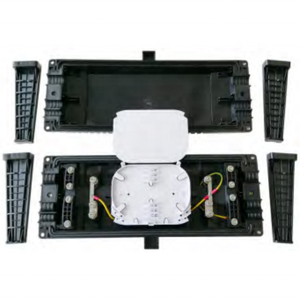 Caja de juntas de fibra óptica de 96 núcleos con cierre Ftth 3 en 3 salidas 96FO caja de conexiones óptica subterránea colgada aérea - Product Image 2