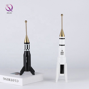 إبداعية صاروخ طائرة نموذج الطيران الحرفية سطح المكتب زخرفة إكسسوارات منزلية لتزيين طاولة غرفة الأطفال خزانة الكتب - Product Image 3