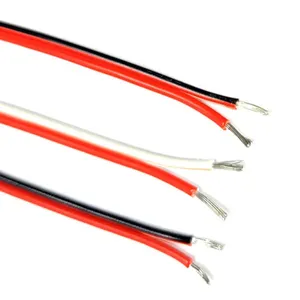RVB2 * 0.5mm <strong>Two</strong> <strong>Core</strong> Flat Copper <strong>Core</strong> Red and Black Wire Double <strong>Core</strong> Parallel Wire LED Power Cord Red and Black 100 Meters - Product Image 4